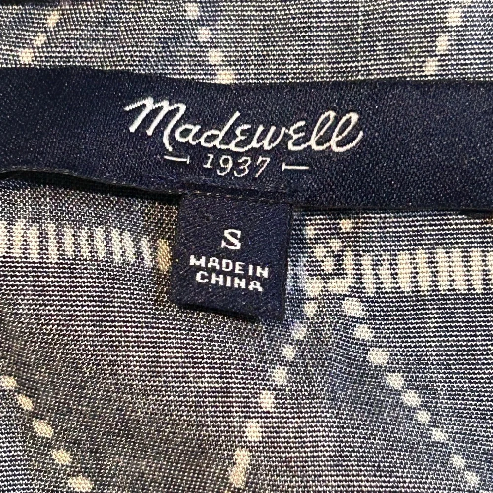 Madewell  S. Diamond Dot* Jumpsuit // Geometric Batik Print // Sleeveless // B&W - Picture 4 of 12